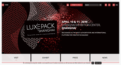 Desktop Screenshot of luxepackshanghai.com